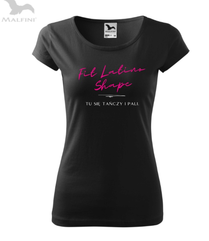 Koszulka Fit Latino Shape czarna