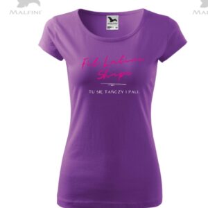 Koszulka Fit Latino Shape fioletowa