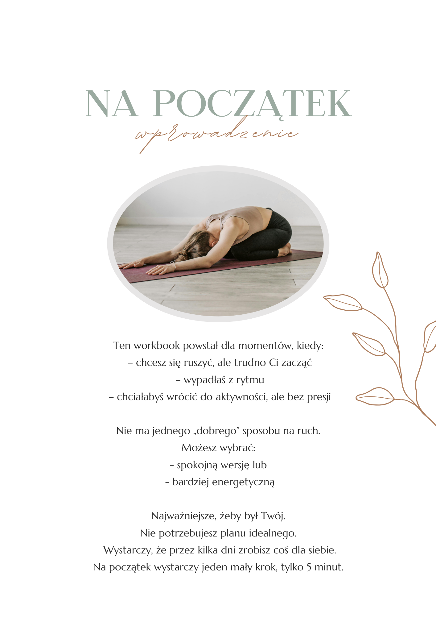 Workbook "Wracam do ruchu - 7 dni dla ciała w Twoim rytmie" - obrazek 3
